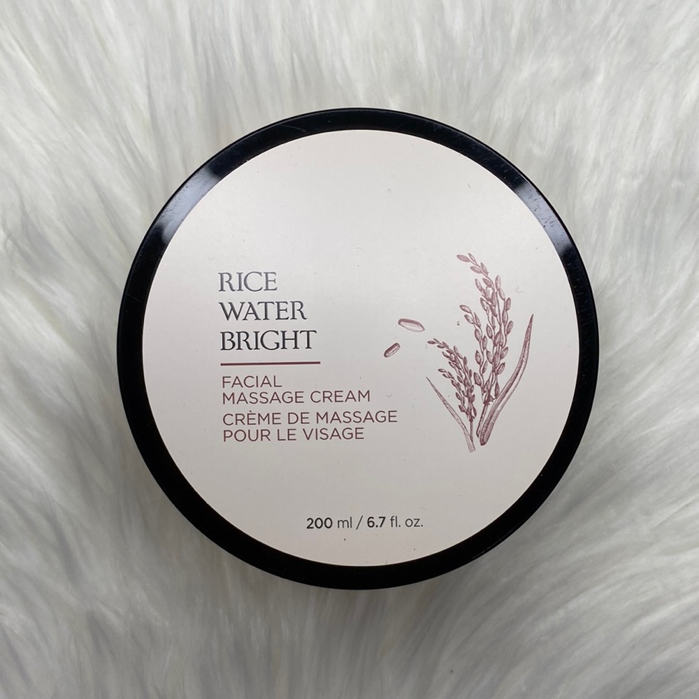 The Face Shop Rice Water Bright Facial Massage Cream 200ml/6.7fl.oz.